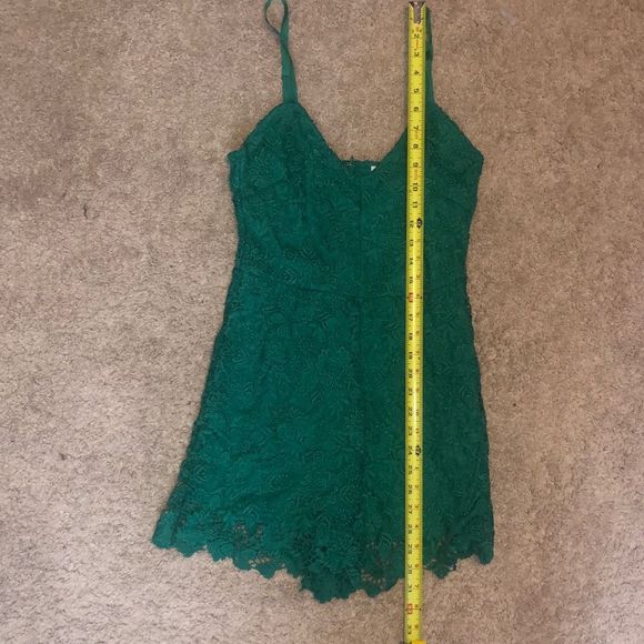 Jack by BB Dakota Anthropologie NWT Sea Green Pretty Lace Romper Size 4, MP $78 - Picture 11 of 12